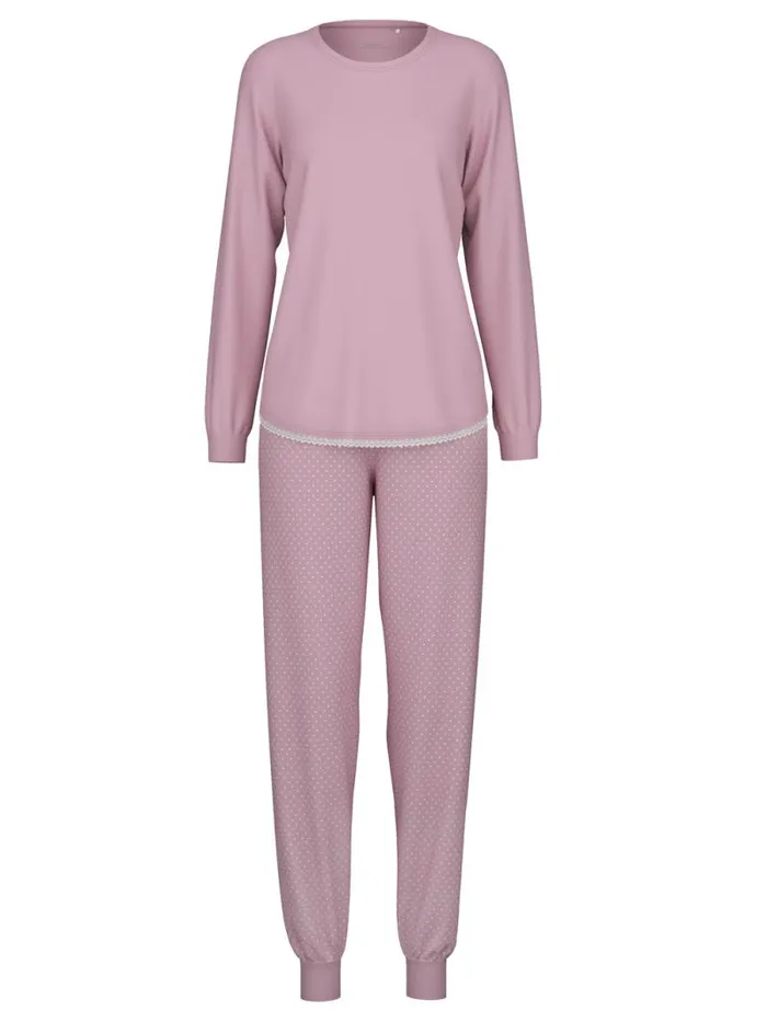 CALIDA Pyjamas Pyjama With Cuff Mauve Shadow 8211 Women