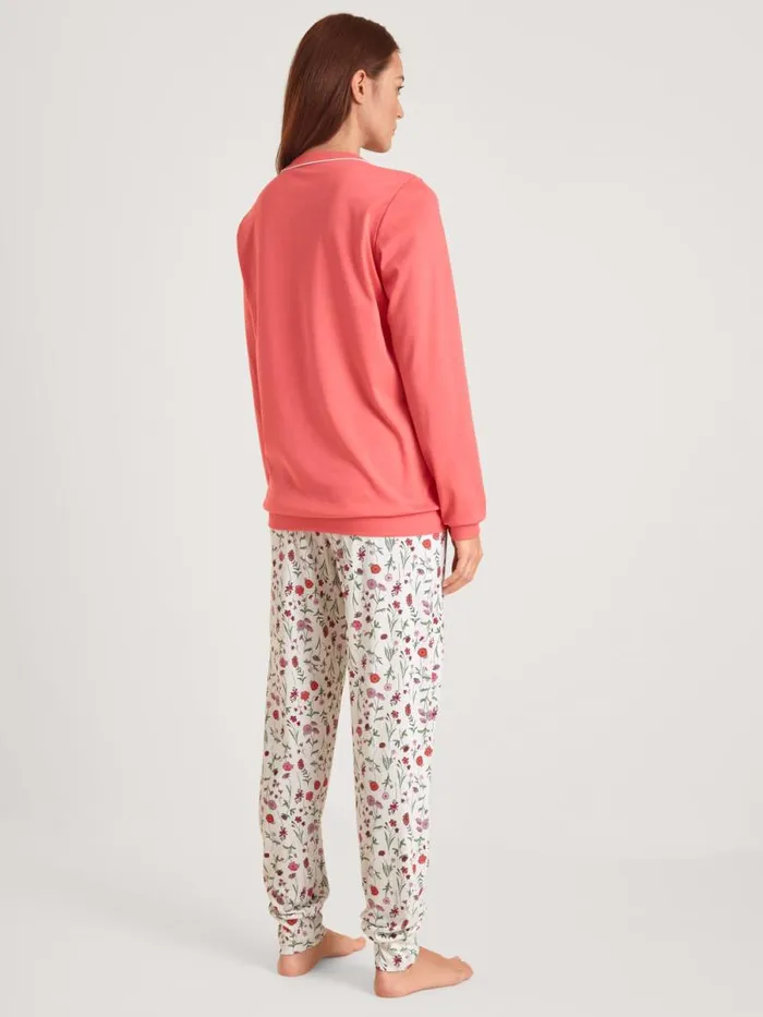 CALIDA Pyjamas Pyjama With Cuff Porcelain Rose 8211 Women