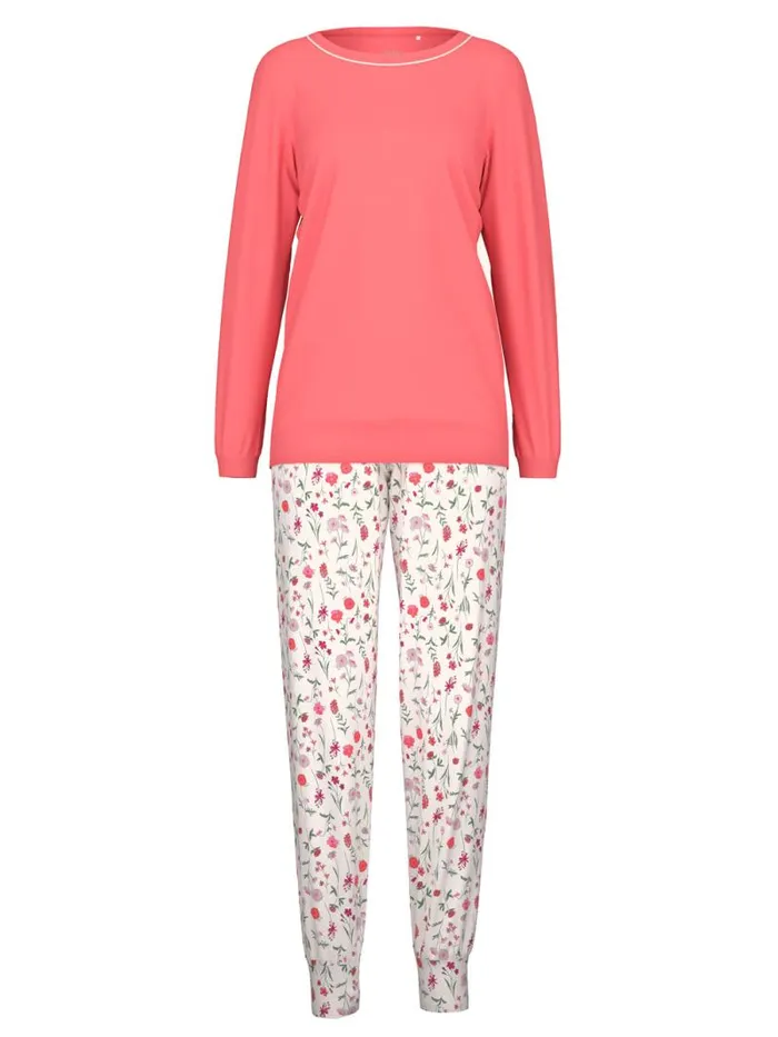 CALIDA Pyjamas Pyjama With Cuff Porcelain Rose 8211 Women