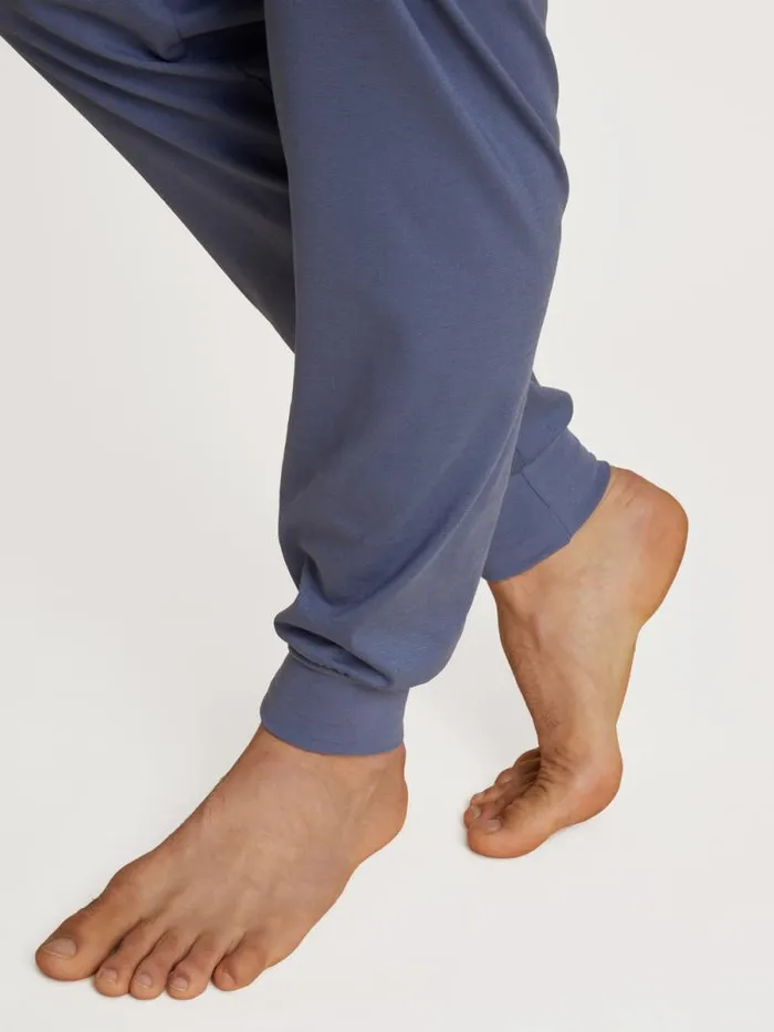 CALIDA Pyjamas Pyjama With Cuff Vintage Indigo 8211 Men