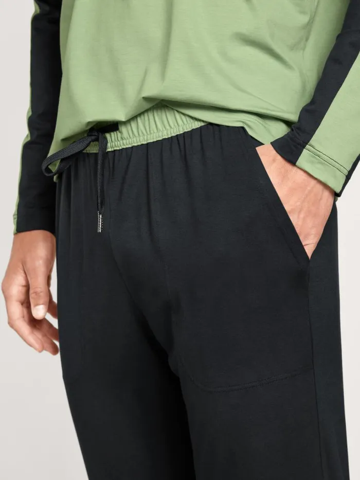 CALIDA Pyjamas Pyjamas Long Iris Green 8211 Men