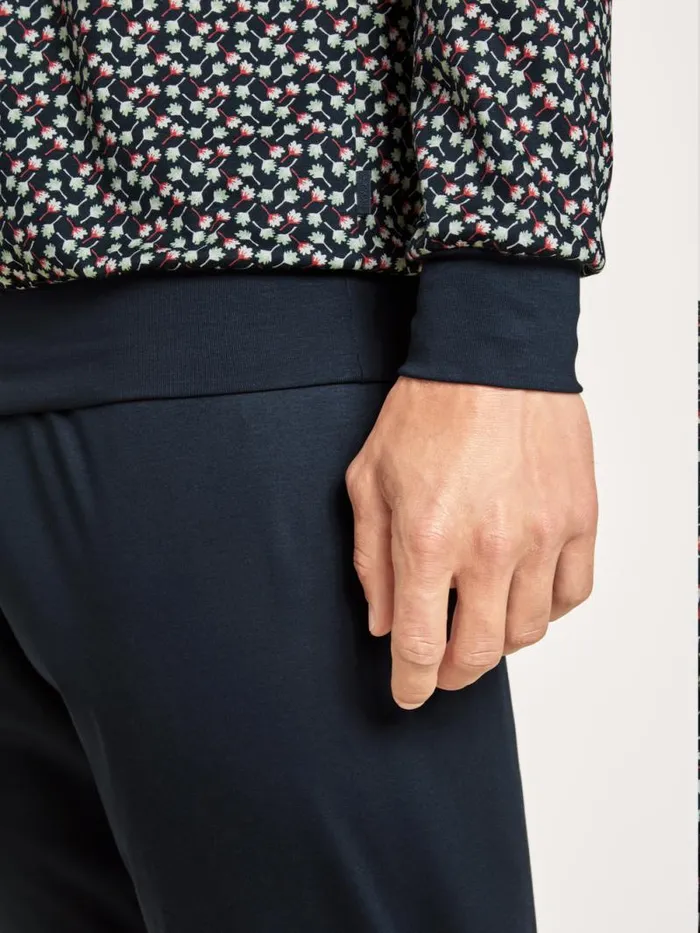 CALIDA Pyjamas Pyjamas With Cuff Dark Sapphire 8211 Men