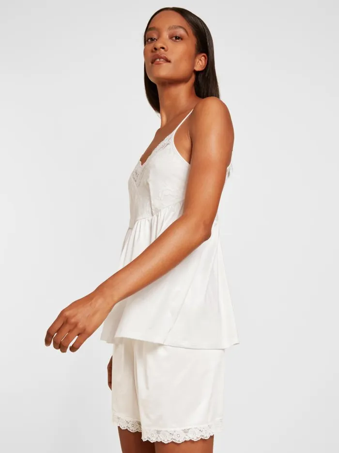 CALIDA Pyjamas Short Pyjamas Cradle To Cradle Certified Star White 8211 Women