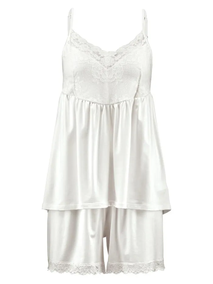 CALIDA Pyjamas Short Pyjamas Cradle To Cradle Certified Star White 8211 Women