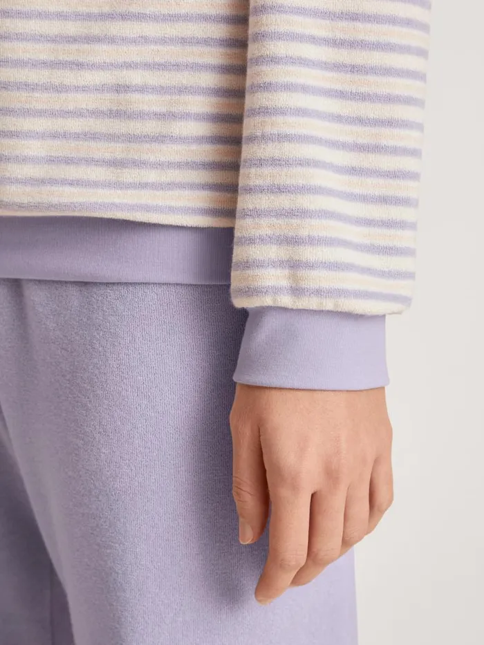 CALIDA Pyjamas Terry Pyjama With Cuff Lanquid Lavender 8211 Women
