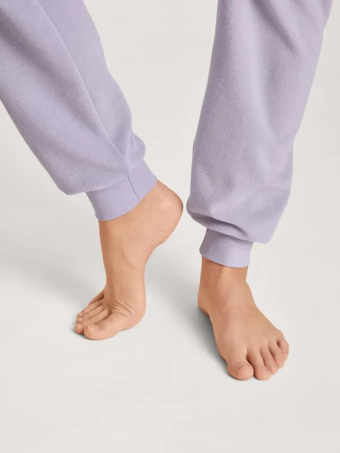 CALIDA Pyjamas Terry Pyjama With Cuff Lanquid Lavender 8211 Women