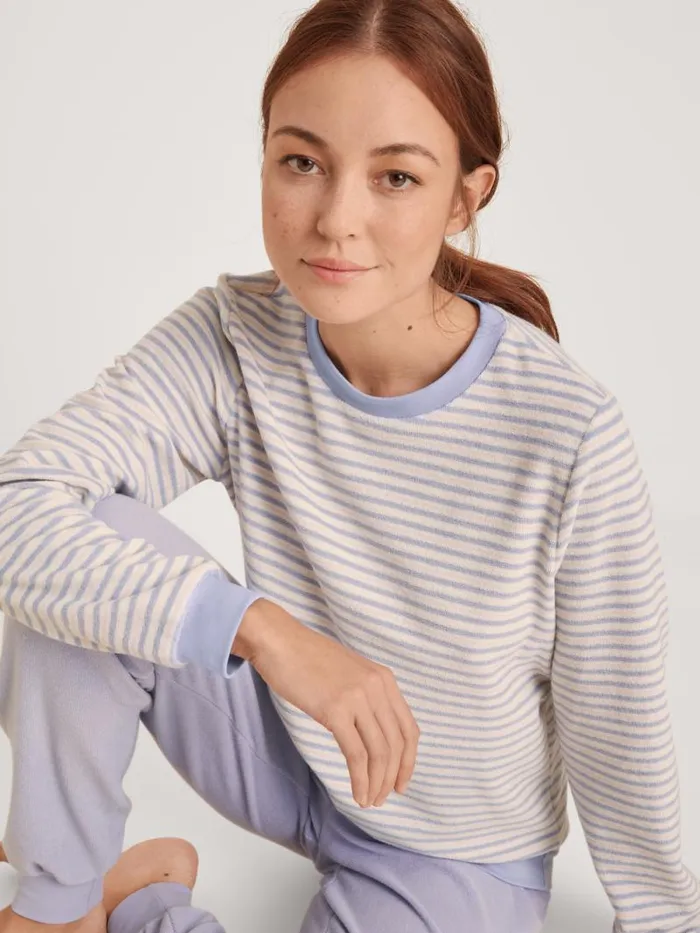 CALIDA Pyjamas Terry Pyjama With Cuff Lanquid Lavender 8211 Women