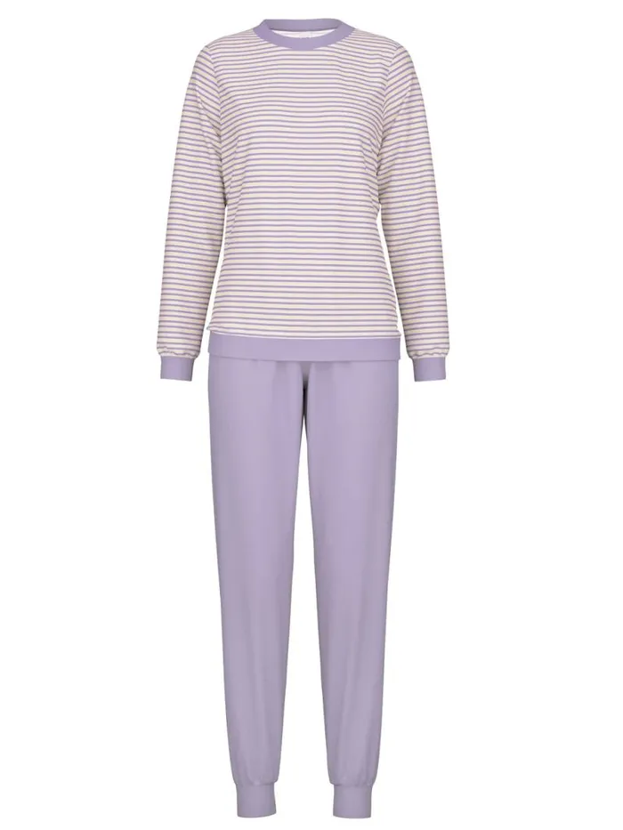CALIDA Pyjamas Terry Pyjama With Cuff Lanquid Lavender 8211 Women