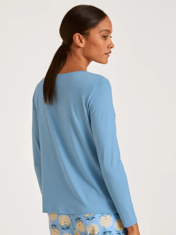 CALIDA Show All Shirt Long Sleeve Placid Blue 8211 Women