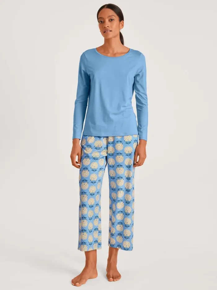 CALIDA Show All Shirt Long Sleeve Placid Blue 8211 Women
