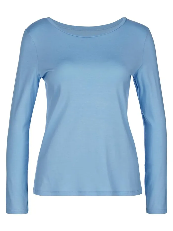 CALIDA Show All Shirt Long Sleeve Placid Blue 8211 Women