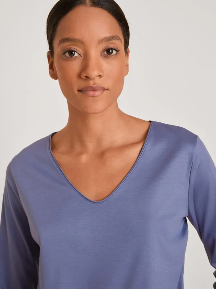CALIDA Show All Shirt Long Sleeve Twilight Purple 8211 Women