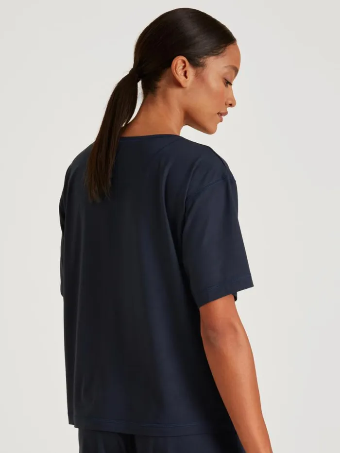 CALIDA Show All Shirt Short Sleeve Dark Lapis Blue 8211 Women