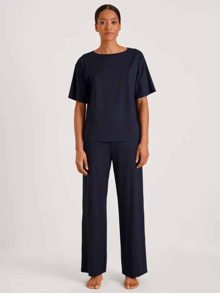 CALIDA Show All Shirt Short Sleeve Dark Lapis Blue 8211 Women