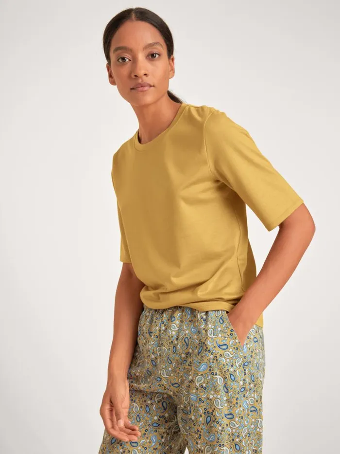 CALIDA Show All Shirt Short Sleeve Sautere Yellow 8211 Women