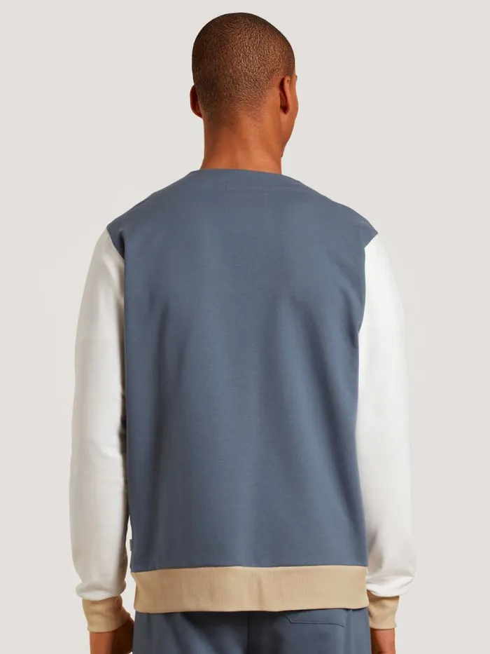 CALIDA Sweatshirts and Jackets College Jacket Cradle To Cradle Certified Grisaille Grey 8211 Men