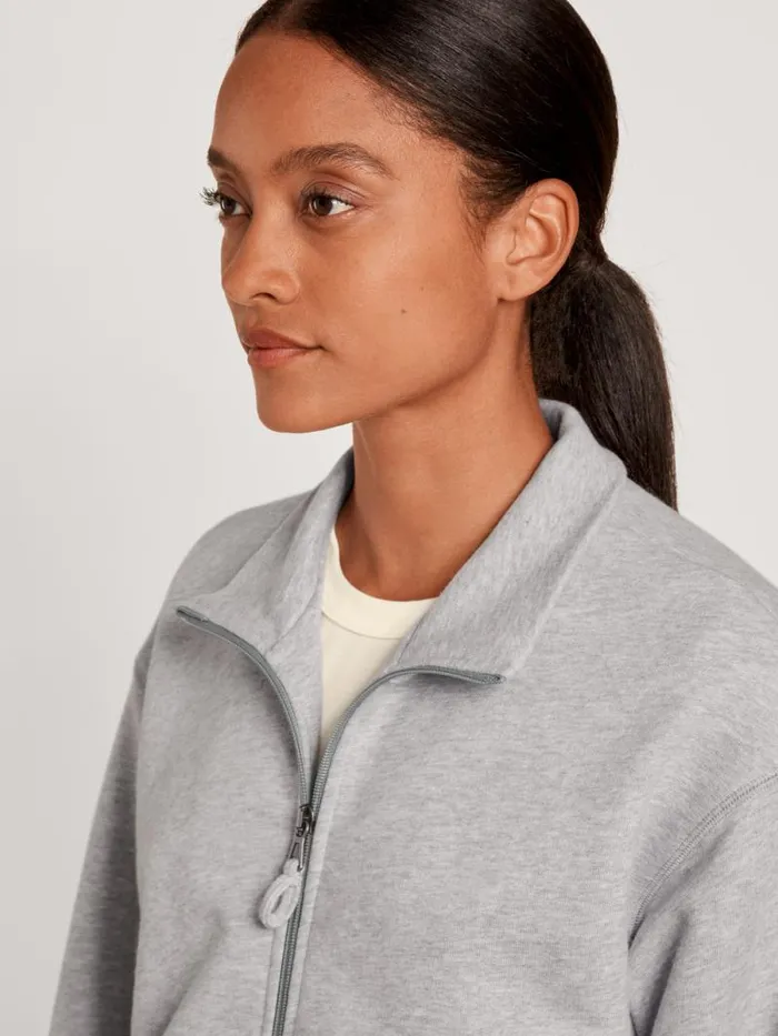 CALIDA Sweatshirts and Jackets Jacket Cradle To Cradle Certified Grey Melange 8211 Women