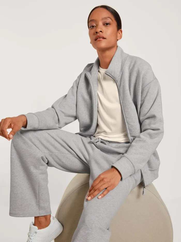 CALIDA Sweatshirts and Jackets Jacket Cradle To Cradle Certified Grey Melange 8211 Women