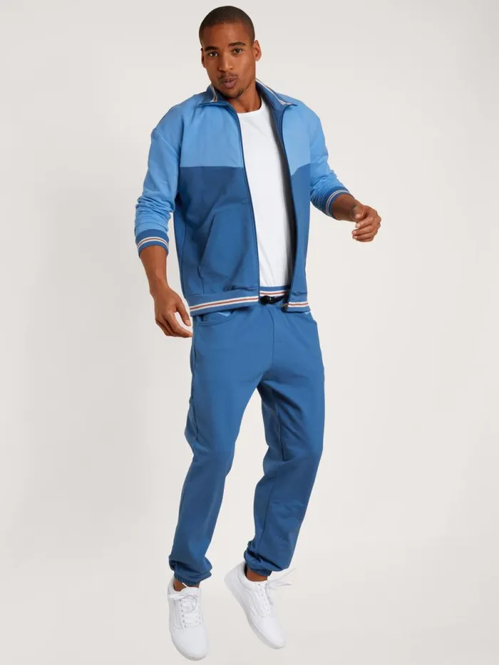 CALIDA Sweatshirts and Jackets Jacket Indian Blue 8211 Men