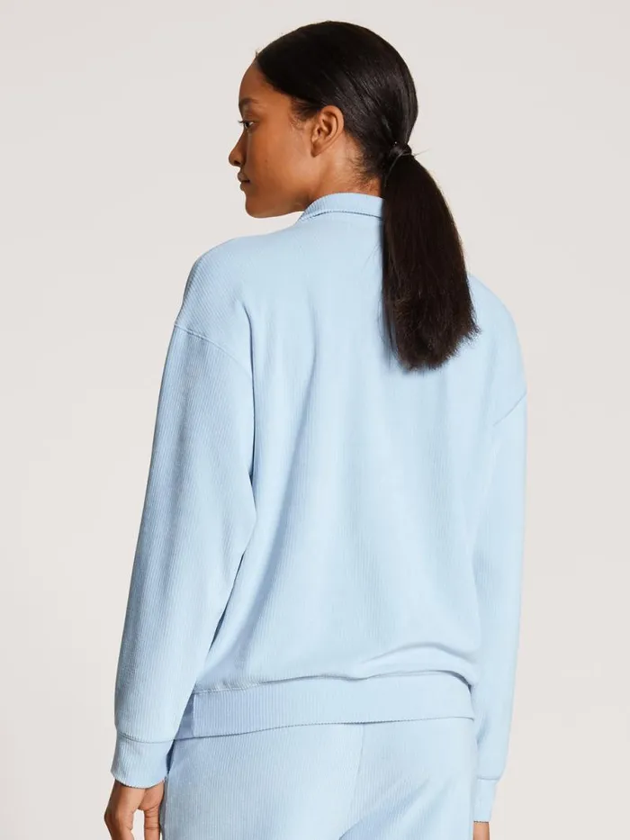 CALIDA Sweatshirts and Jackets Pullover Cerulean Blue 8211 Women