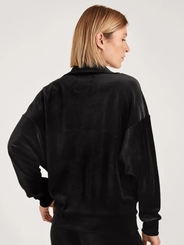 CALIDA Sweatshirts and Jackets Sweater Longsleeve Schwarz 8211 Women