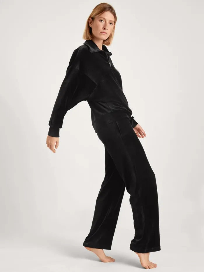 CALIDA Sweatshirts and Jackets Sweater Longsleeve Schwarz 8211 Women