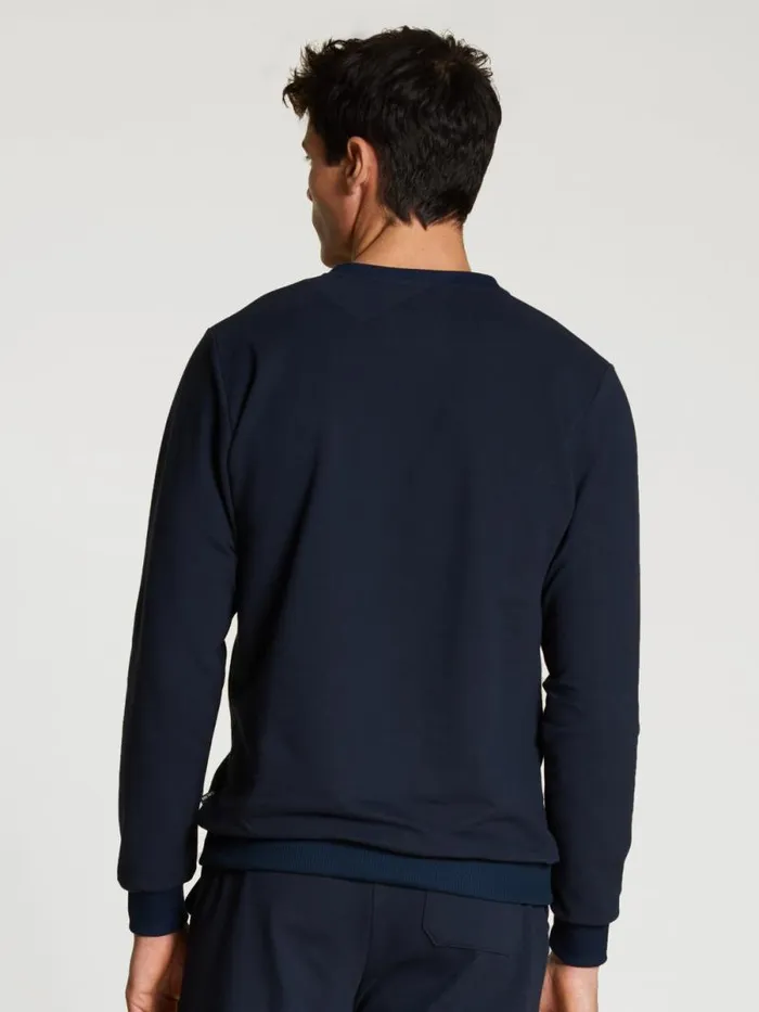 CALIDA Sweatshirts and Jackets Sweatshirt Cradle To Cradle Certified Dark Sapphire 8211 Men CALIDA Sweatshirts and Jackets Sweatshirt Cradle To Cradle Certified Dark Sapphire 8211 Men
