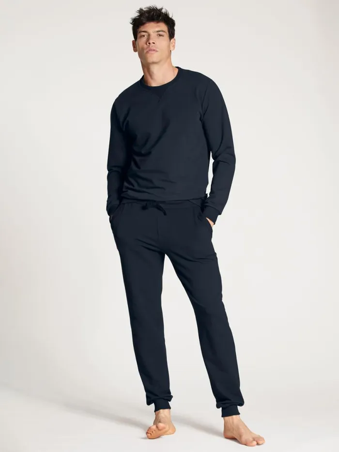CALIDA Sweatshirts and Jackets Sweatshirt Cradle To Cradle Certified Dark Sapphire 8211 Men