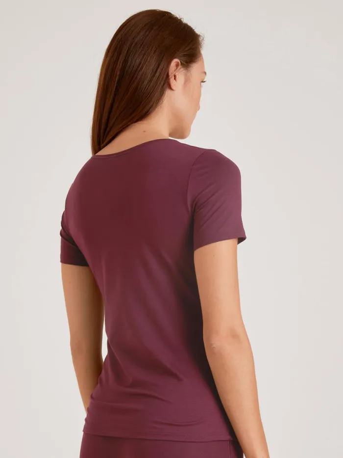 CALIDA Tops Shirt Shortsleeve English Red 8211 Women