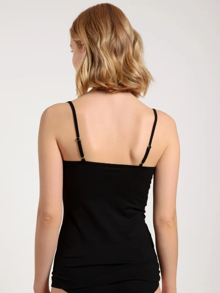 CALIDA Tops Spaghetti Top Pack Of 2 Schwarz 8211 Women