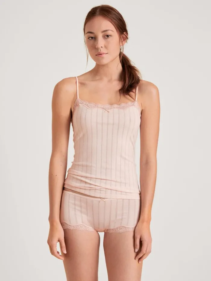 CALIDA Tops Spaghetti Top Pearl Blush 8211 Women