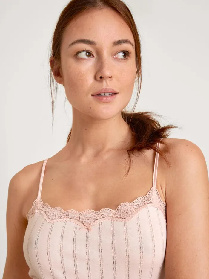 CALIDA Tops Spaghetti Top Pearl Blush 8211 Women