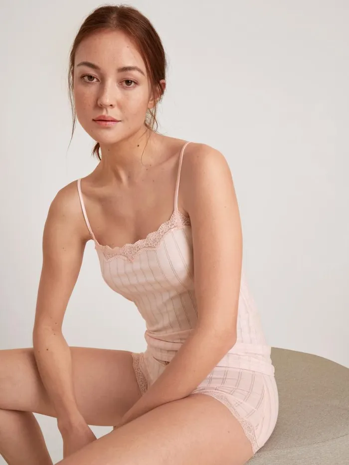 CALIDA Tops Spaghetti Top Pearl Blush 8211 Women