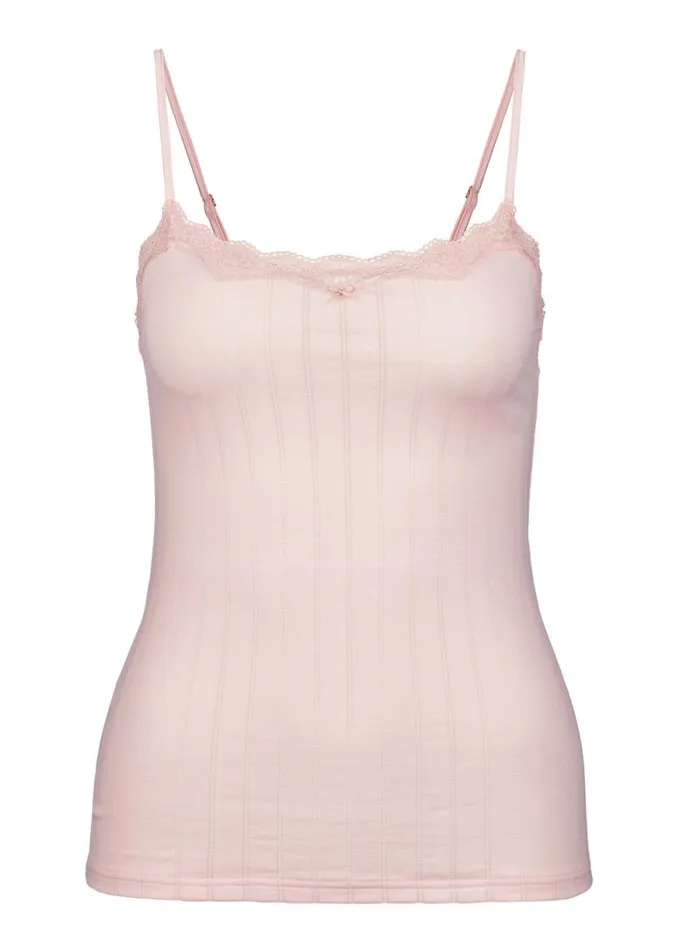 CALIDA Tops Spaghetti Top Pearl Blush 8211 Women