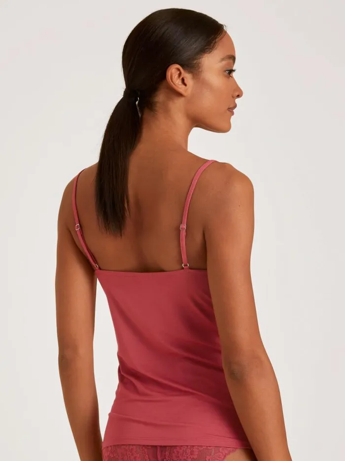 CALIDA Tops Spaghetti Top Pomegranate Red 8211 Women