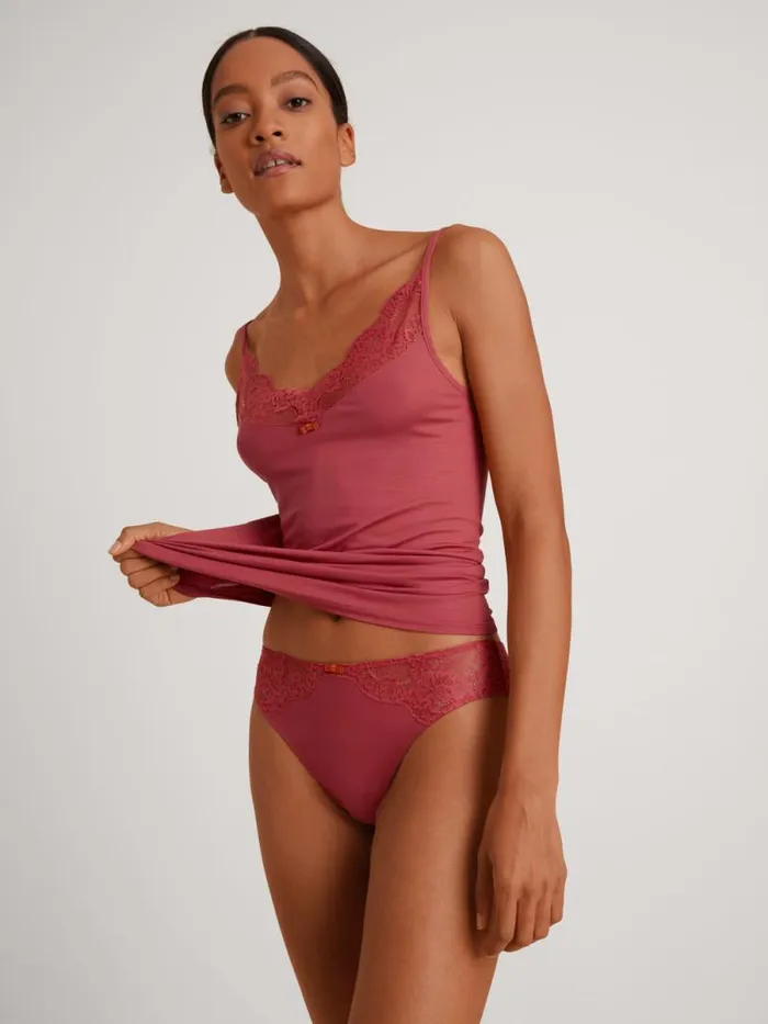 CALIDA Tops Spaghetti Top Pomegranate Red 8211 Women