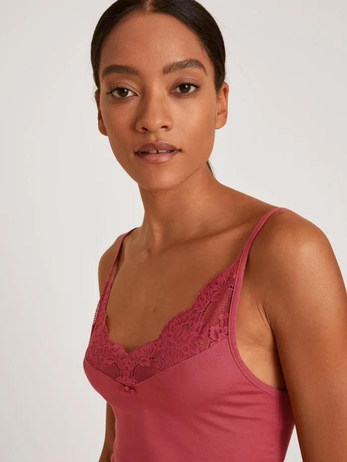 CALIDA Tops Spaghetti Top Pomegranate Red 8211 Women