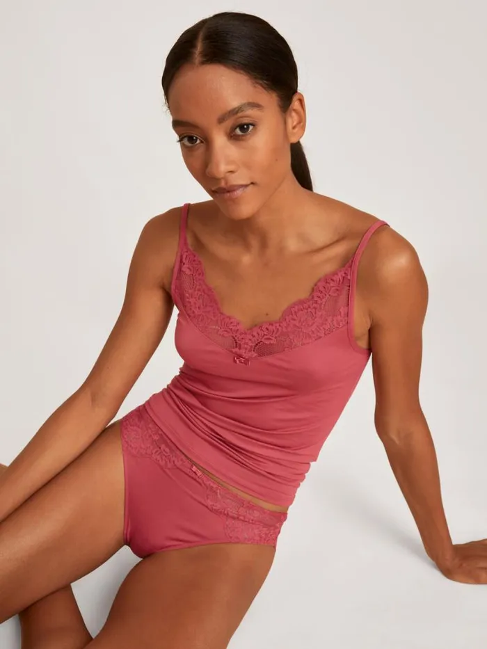 CALIDA Tops Spaghetti Top Pomegranate Red 8211 Women