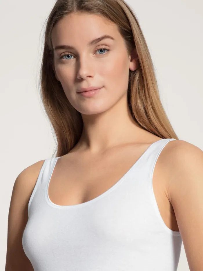 CALIDA Tops Tank Top Twopack White 8211 Women CALIDA Tops Tank Top Twopack White 8211 Women