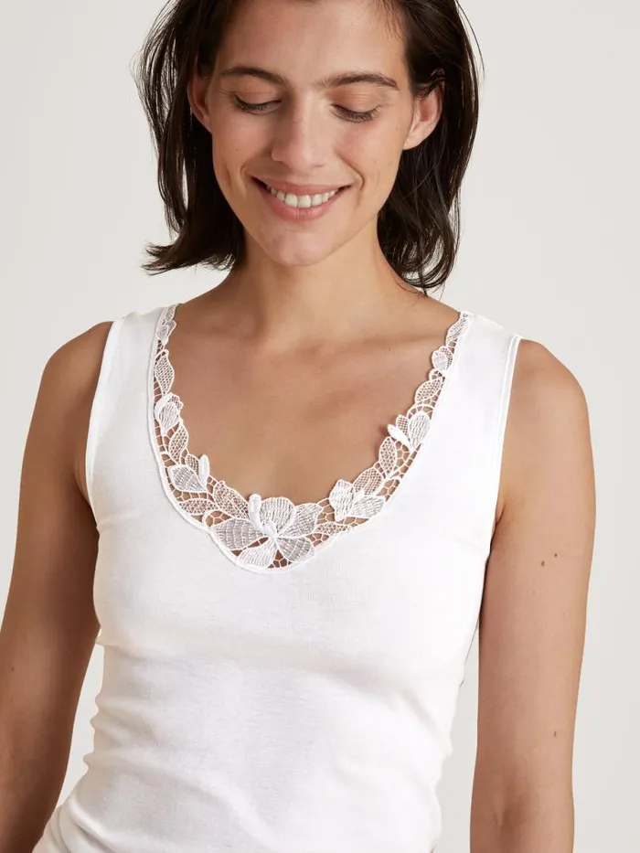 CALIDA Tops Tank Top Weiss 8211 Women