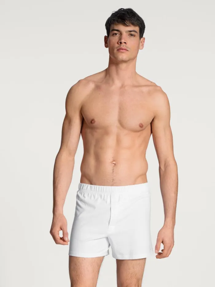 CALIDA Underpants Boxer Shorts With Fly Weiss 8211 Men