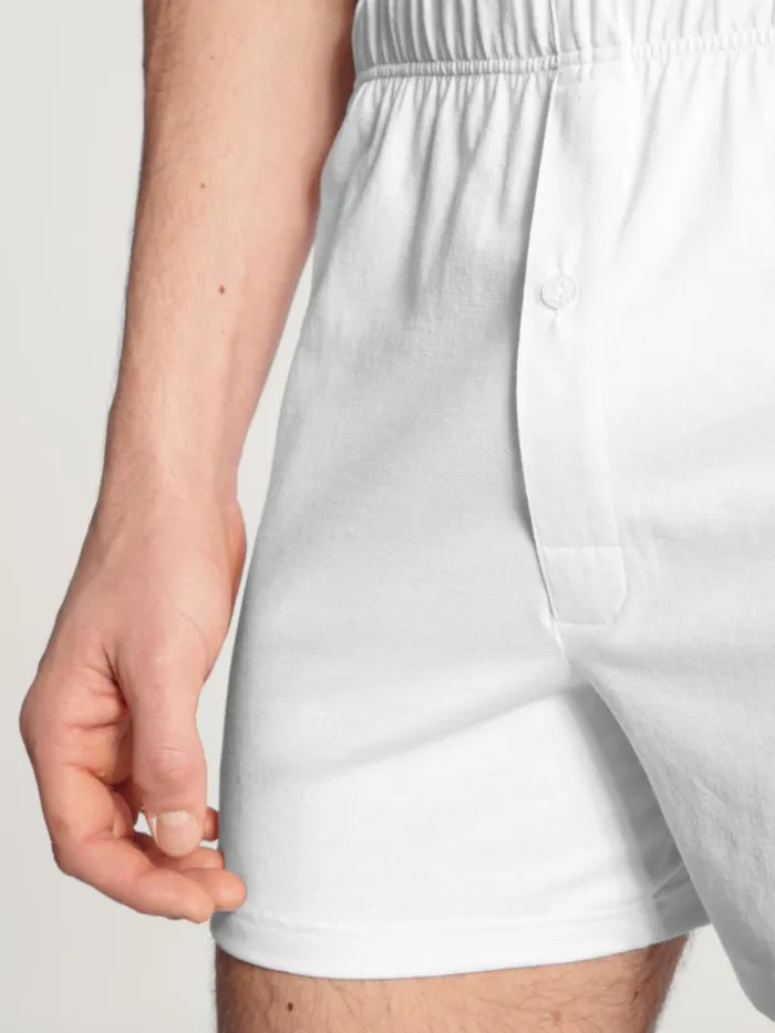 CALIDA Underpants Boxer Shorts With Fly Weiss 8211 Men