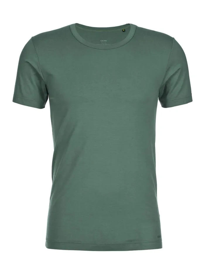 CALIDA Undershirts Shirt Short Sleeve Dark Glen 8211 Men
