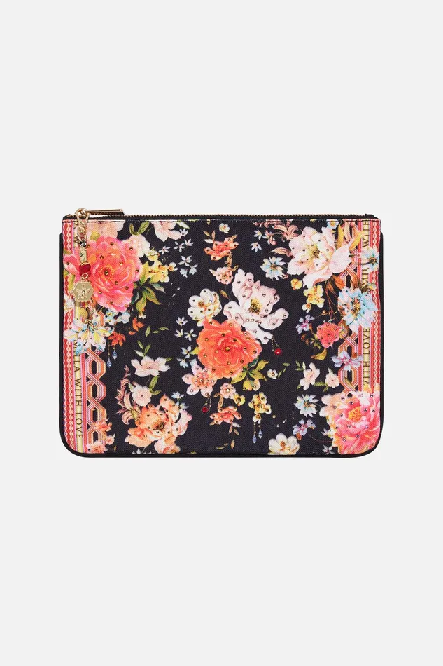 Camilla Bags Small Canvas Clutch Secret History 8211 Accessories