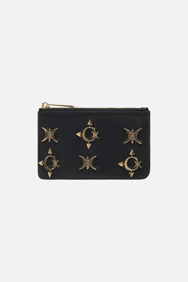 Camilla Bags Zipped Cardholder Pouch Solid Black 8211 Accessories