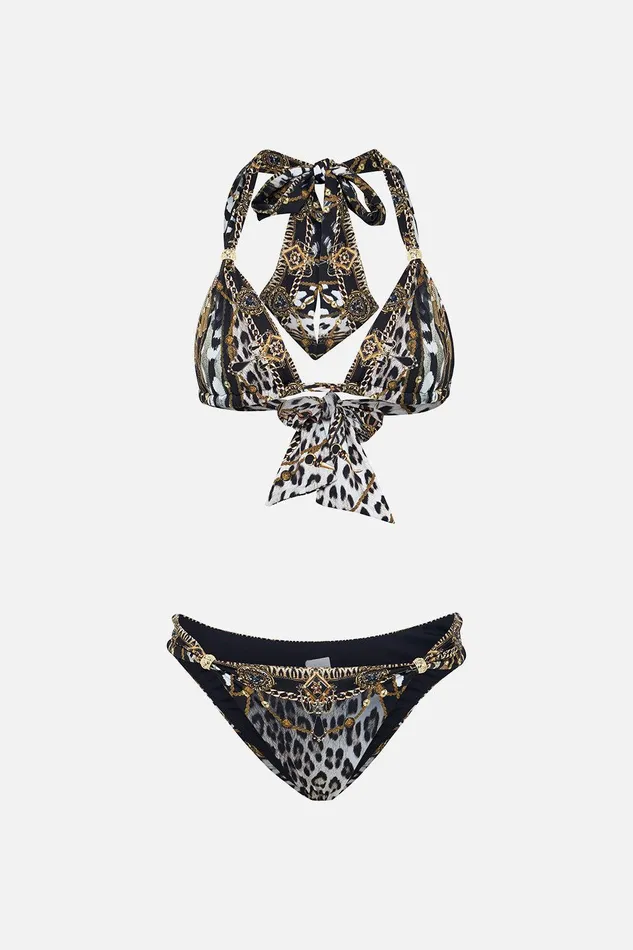 Camilla Bikinis Soft Tie Bikini With Trim Untamed Royalty 8211 Womens Camilla Bikinis Soft Tie Bikini With Trim Untamed Royalty 8211 Womens