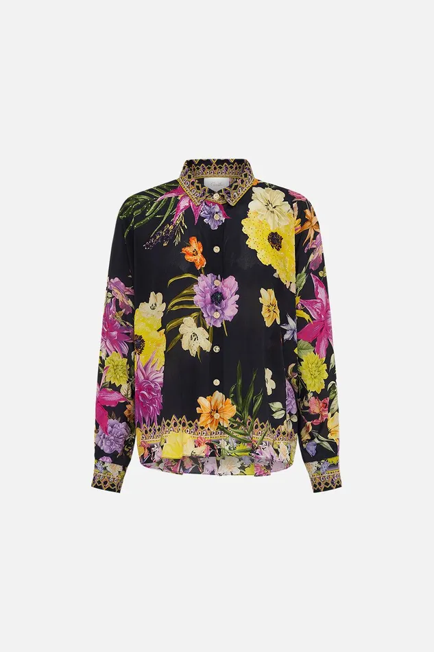 Camilla Blouses and Shirts Curved Hem Shirt Peace Be With You 8211 Womens