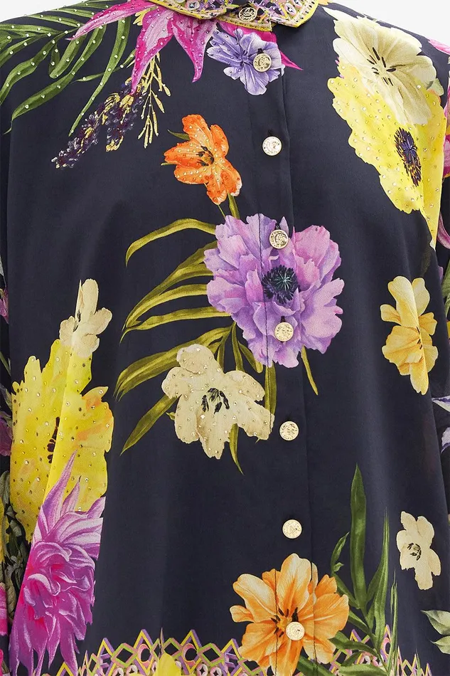 Camilla Blouses and Shirts Curved Hem Shirt Peace Be With You 8211 Womens