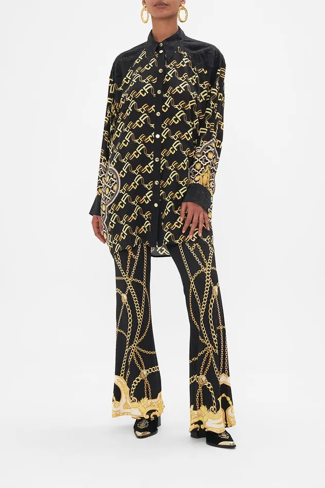 Camilla Blouses and Shirts Long Line Shirt With Yoke And Button Detail Tether Me Not 8211 Womens Camilla Blouses and Shirts Long Line Shirt With Yoke And Button Detail Tether Me Not 8211 Womens