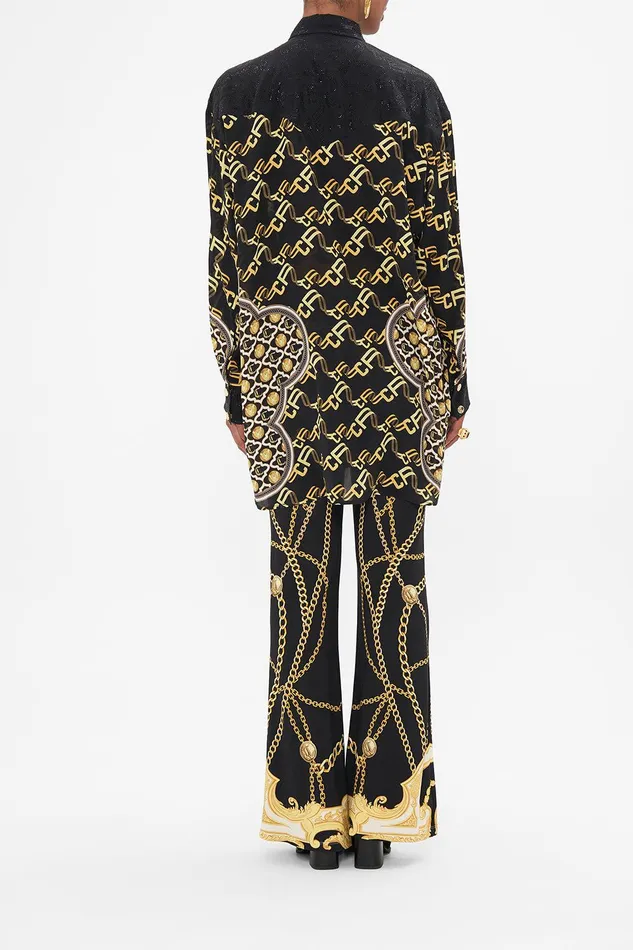 Camilla Blouses and Shirts Long Line Shirt With Yoke And Button Detail Tether Me Not 8211 Womens Camilla Blouses and Shirts Long Line Shirt With Yoke And Button Detail Tether Me Not 8211 Womens